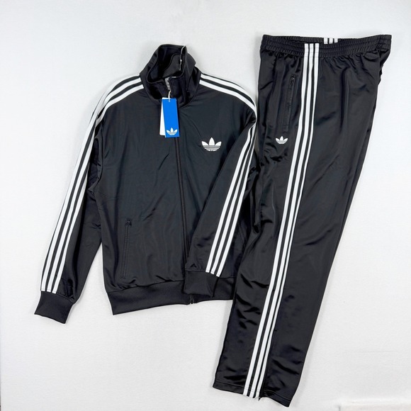 adidas Originals Pants - Adidas Originals Firebird Classic Loose Track Suit Size XS Womens Black/White